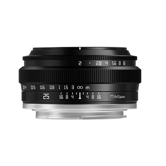 TTArtisan APS-C 25mm F2 lens | compatible with SONY E / FUJI X / Nikon Z / M43