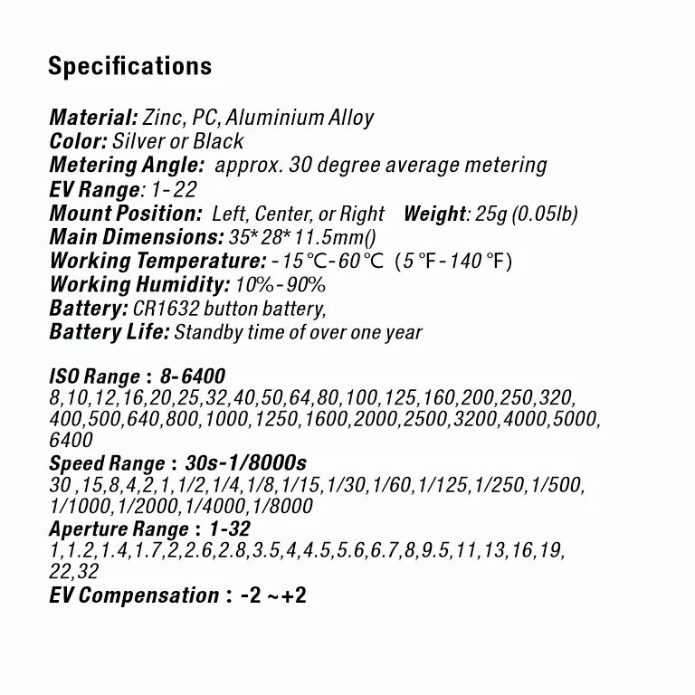Reflx Lab | Light Meter
