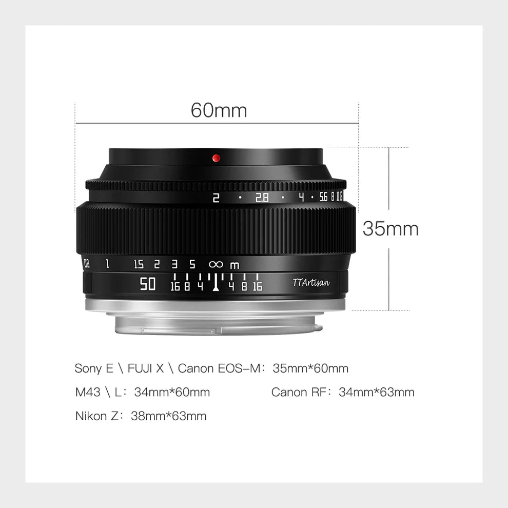 TTArtisan | Lens | 50mm F2