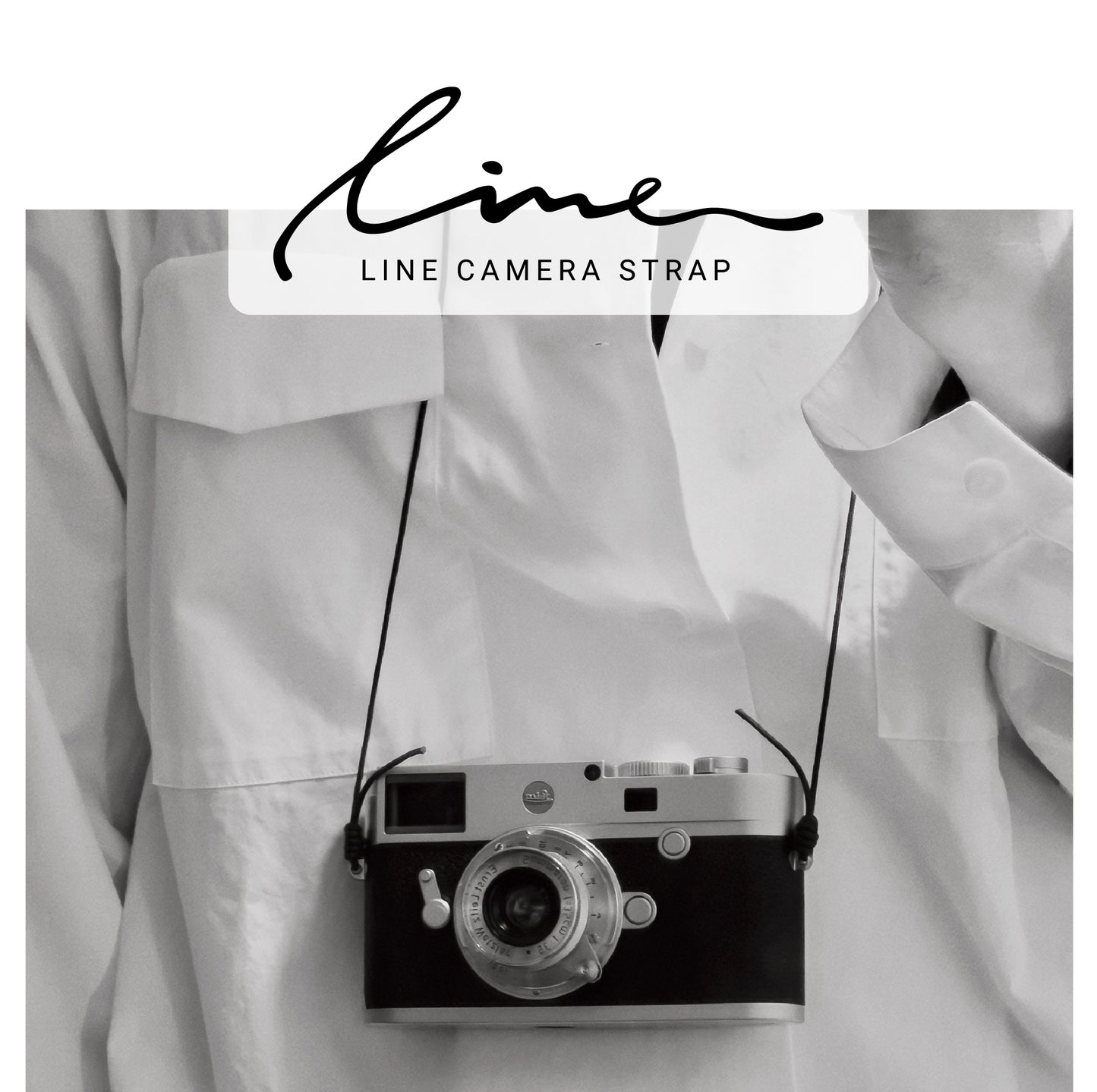 CHI | Line Camera Strap | Minimalist | Compatible with Leica M / Fujifilm X100 / Nikon / Ricoh