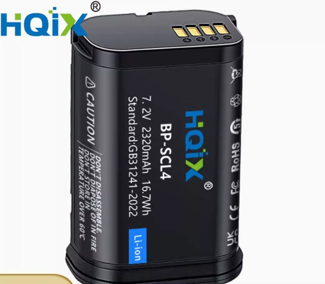 HQIX | Battery & Charger | BP-SCL4 | for leica Q2/ SL2/ SL