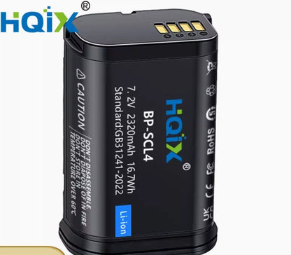 HQIX | Battery & Charger | BP-SCL4 | for leica Q2/ SL2/ SL