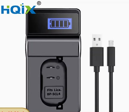 HQIX | Battery & Charger | BP-SCL4 | for leica Q2/ SL2/ SL